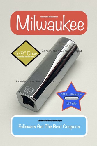 Milwaukee 0015 8 - milwaukee, 3/8"