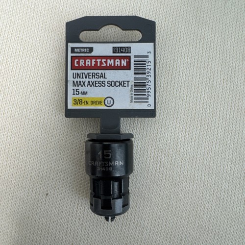 New craftsman metric - 15mm, max
